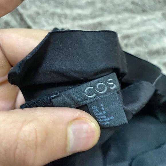 COS High Neck Mini Dress Black | Sz 4 - Picture 5 of 5